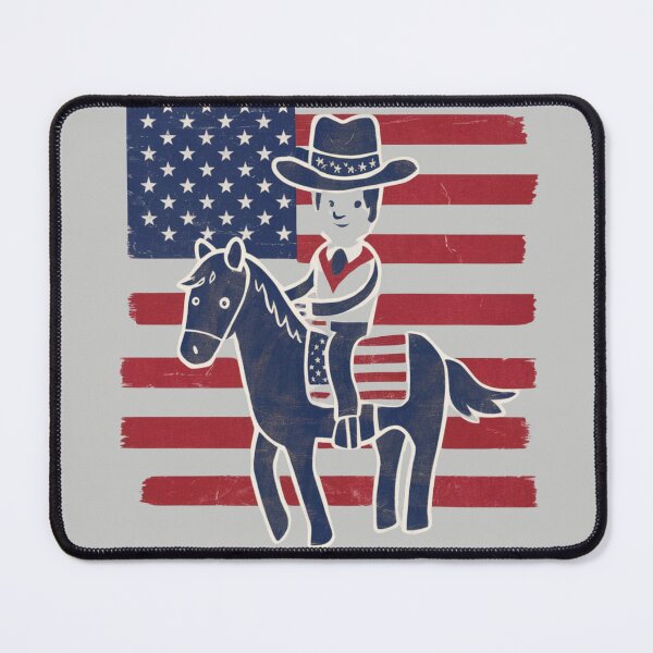 Item preview, Patriotic Cowboy on Horse designed and sold by martaroo.