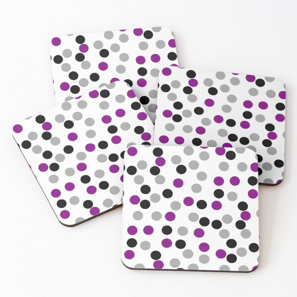 Item preview, Ace Pride polka dots designed and sold by River Graphic Design.