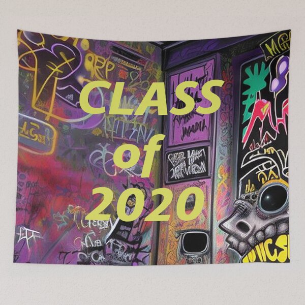 Item preview, Class of 2020 Abstract Graffiti Art designed and sold by TheDarkWardrobe.