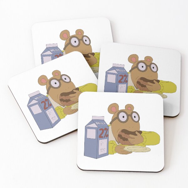 Item preview, Arthur Eating Cake w/Milk designed and sold by cml-stickers.
