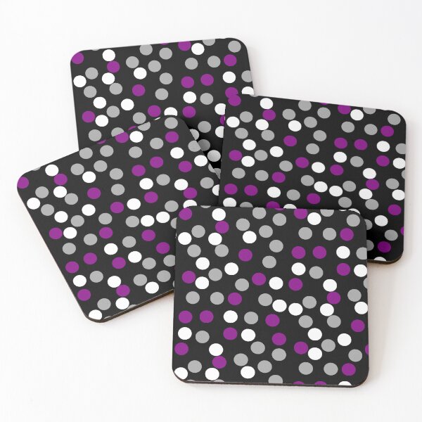 Item preview, Ace Pride polka dots designed and sold by River Graphic Design.