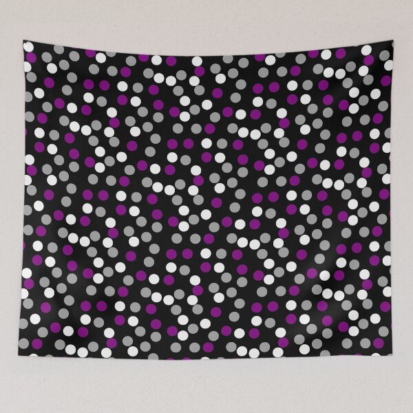 Item preview, Ace Pride polka dots designed and sold by River Graphic Design.
