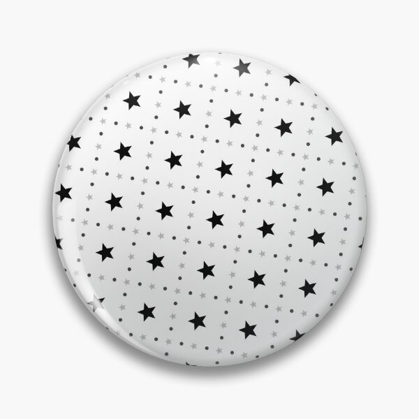 Item preview, Black & White Various Stars Aligned Grid designed and sold by Alchemy-A-La-G.