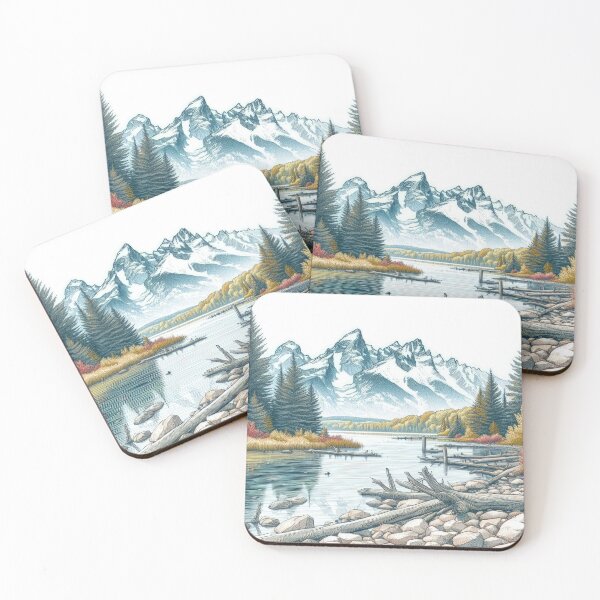 Item preview, Nature's Harmony - Lakefront View designed and sold by Hodaifa Hamim.