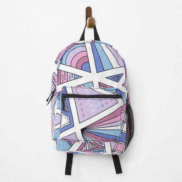 Item preview, Bigender Pride Zen Doodle Abstract Modern Pastel designed and sold by JoyfulJen.