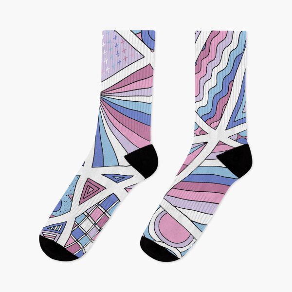Item preview, Bigender Pride Zen Doodle Abstract Modern Pastel designed and sold by JoyfulJen.