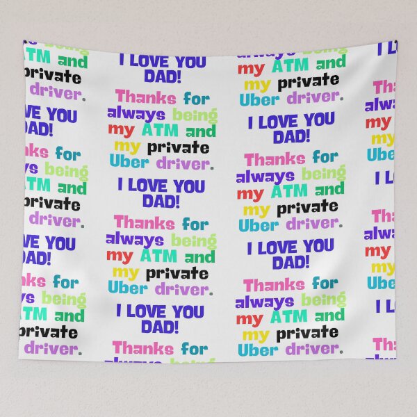 Item preview, (EN) I Love You Dad! Thanks for always being my ATM designed and sold by MaluVillarreal.