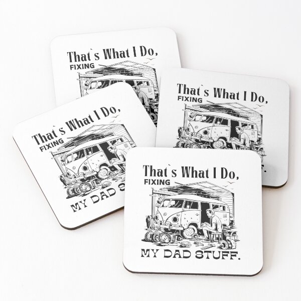 Item preview, That`s What I Do Fixing My Dad Stuff Retro Vintage Typographic Dad Design  designed and sold by Raise2Shine.