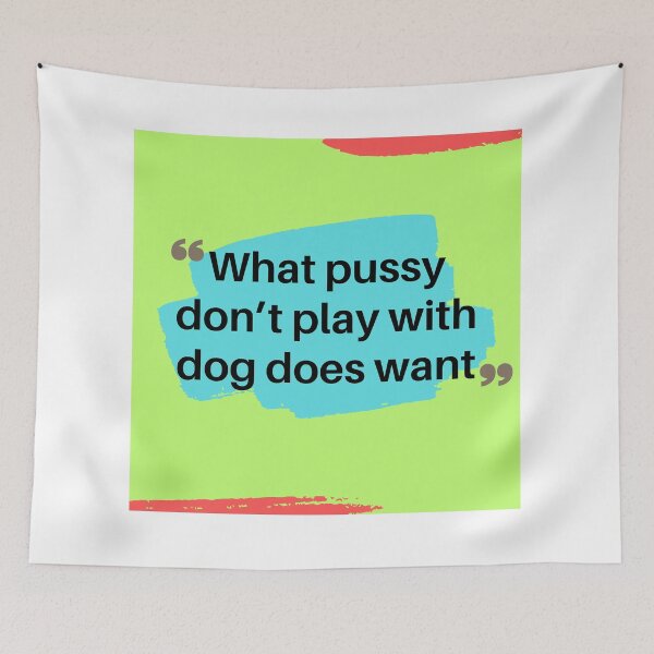 Item preview, Pussy and Dog designed and sold by USCOLstore.