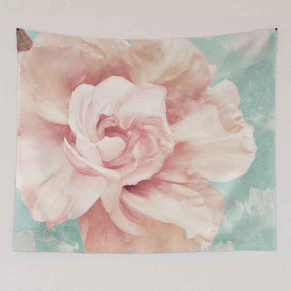 Item preview, Petals Impasto Mint designed and sold by Sasha Art Gallery.