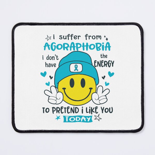 Item preview, I suffer from Agoraphobia i do not have the ENERGY to pretend i like you TODAY designed and sold by KatMercerr.