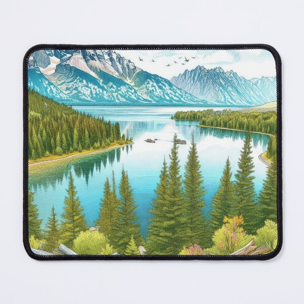 Item preview, Nature's Harmony - Lakefront View designed and sold by Hodaifa Hamim.