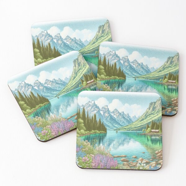 Item preview, Nature's Harmony - Lakefront View designed and sold by Hodaifa Hamim.