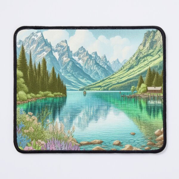 Item preview, Nature's Harmony - Lakefront View designed and sold by Hodaifa Hamim.