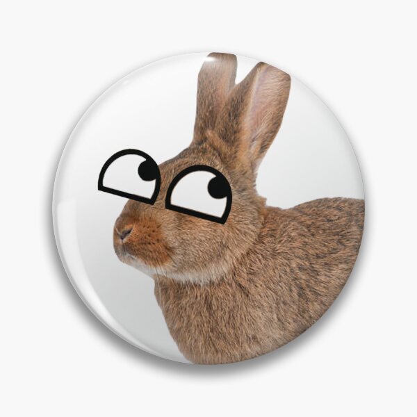 Item preview, Derp face bunny designed and sold by SillyLittleSnek.