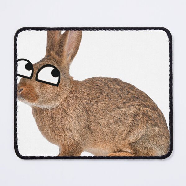 Item preview, Derp face bunny designed and sold by SillyLittleSnek.