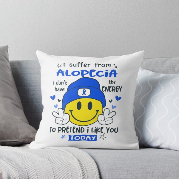 Item preview, I suffer from Alopecia i do not have the ENERGY to pretend i like you TODAY designed and sold by KatMercerr.