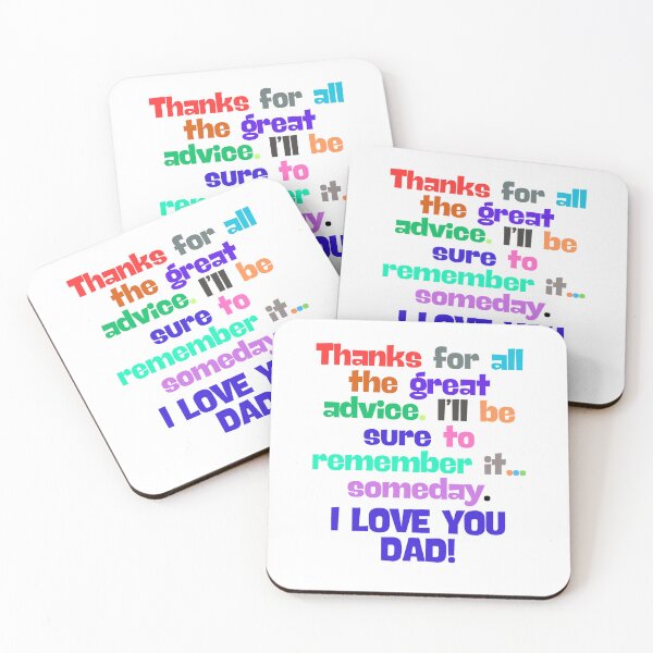 Item preview, (EN) I Love You Dad! Thanks for all the great advice designed and sold by MaluVillarreal.