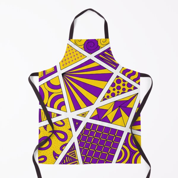 Item preview, Intersex Pride Zen Doodle Abstract Modern Yellow Purple designed and sold by JoyfulJen.