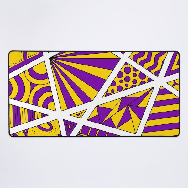 Item preview, Intersex Pride Zen Doodle Abstract Modern Yellow Purple designed and sold by JoyfulJen.