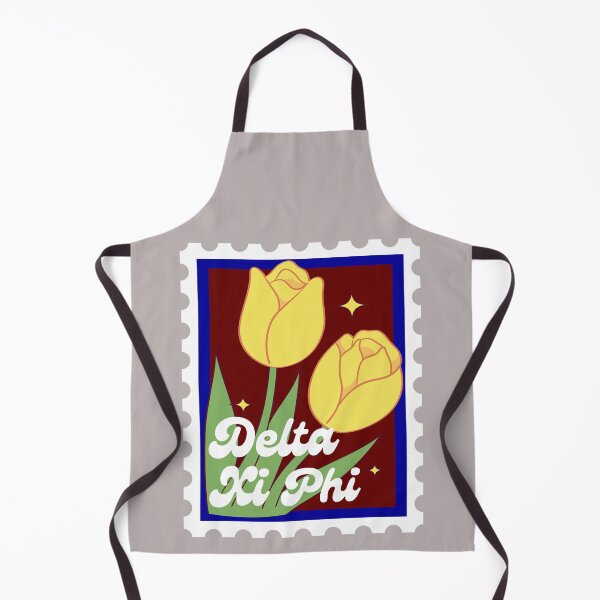 Item preview, Delta Xi Phi Sorority Flower Stamp Sticker v2 designed and sold by skrauskopf.