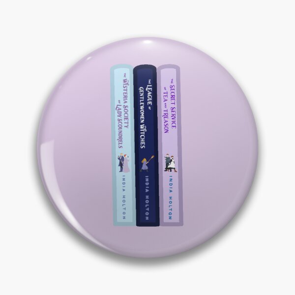 Item preview, India Holton Book Stack Three Novels Book Spines designed and sold by TheEclecticKat.