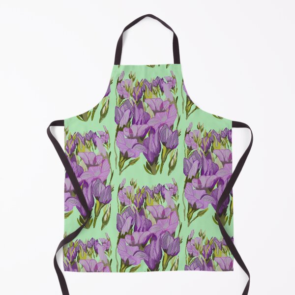 Item preview, Garden flowers purple and pink designed and sold by goldsmudge.