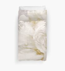 Blütenblätter Impasto Alabaster Bettbezug