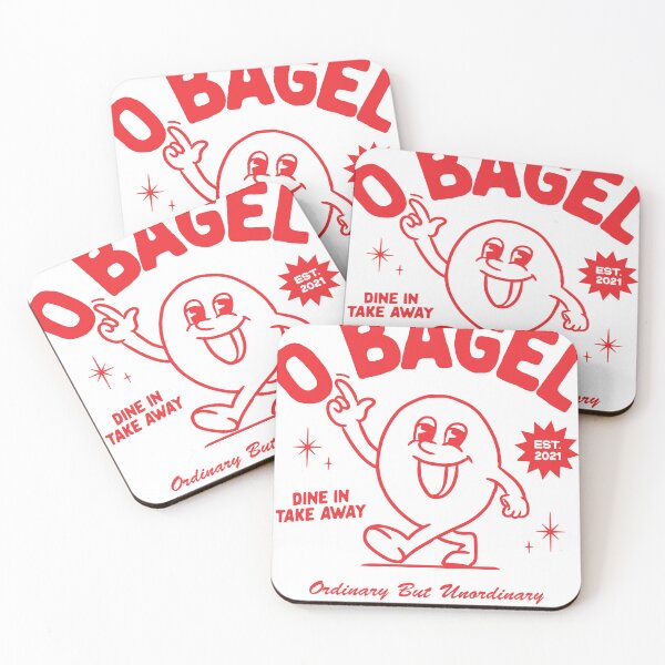 Item preview, Bagel shop Retro merch tee designed and sold by GoodTimeRetro.