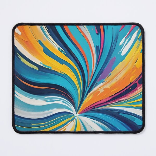 Item preview, abstract colorful brush line designed and sold by NAVAL00.