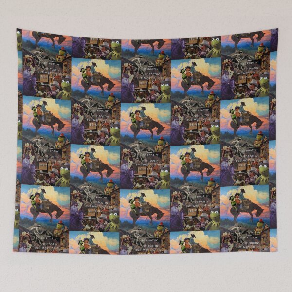 Item preview, Be Rootin' Be Tootin' // Muppet Cowboy Collage Art designed and sold by Evan Bode.