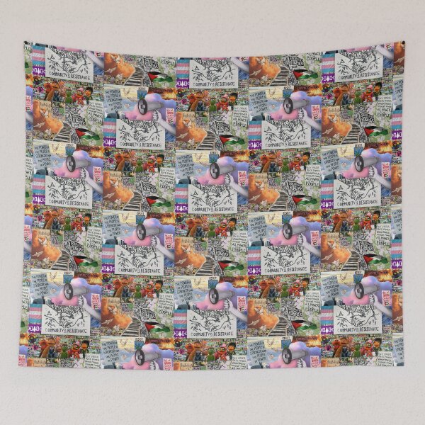 Item preview, Community is Resistance // Muppet Collage Art designed and sold by Evan Bode.
