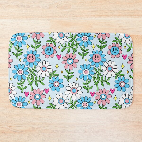 Item preview, Trans Pride Flower Pattern designed and sold by everything4eva.