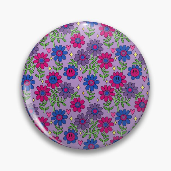 Item preview, Bi Pride Flower Pattern designed and sold by everything4eva.