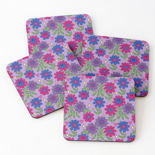 Item preview, Bi Pride Flower Pattern designed and sold by everything4eva.
