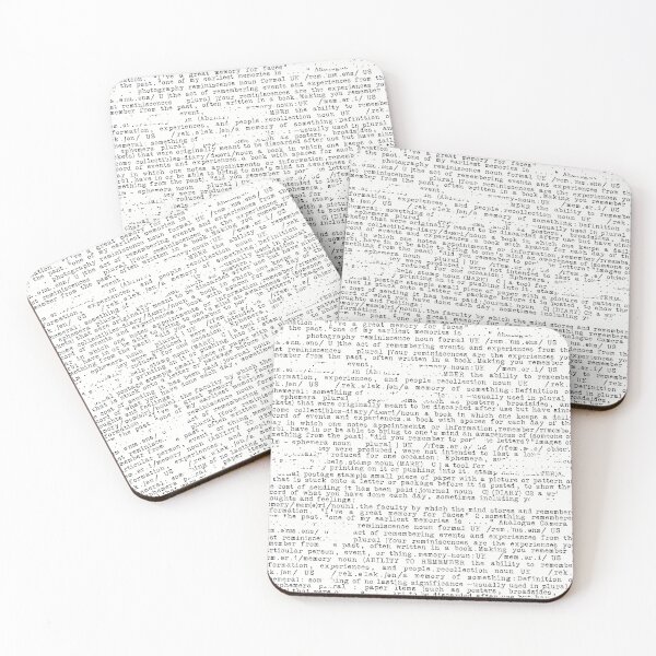 Item preview, Ephemera dictionary black & white designed and sold by Esther Glas.