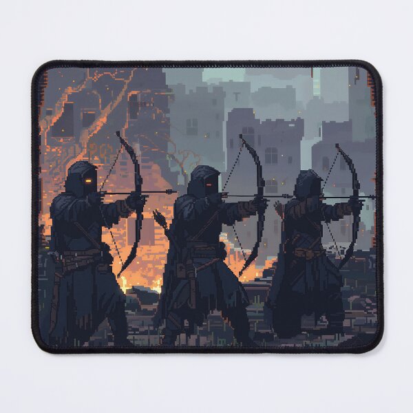 Item preview, Medieval Fantasy Archer Pixel Retro Gaming 8-Bit designed and sold by Kaos-Bit.