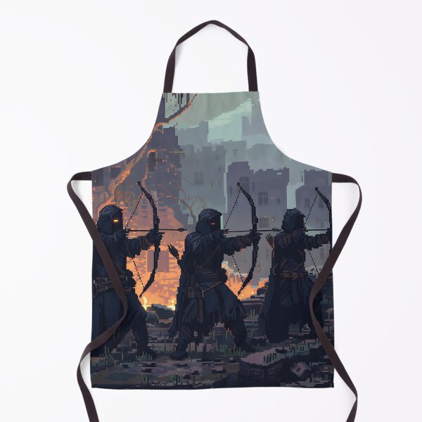 Item preview, Medieval Fantasy Archer Pixel Retro Gaming 8-Bit designed and sold by Kaos-Bit.