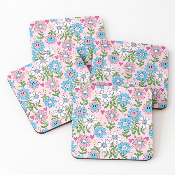 Item preview, Trans Pride Flower Pattern 2 designed and sold by everything4eva.