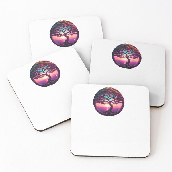 Item preview, Synthwave Tree of Life designed and sold by EmeraldCauldren.