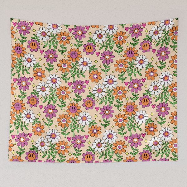 Item preview, Lesbian Pride Flower Pattern 2 designed and sold by everything4eva.