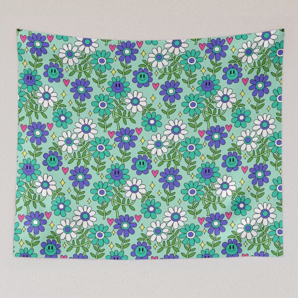 Item preview, Gay Mens Pride Flower Pattern 2 designed and sold by everything4eva.