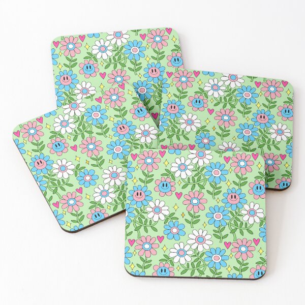Item preview, Trans Pride Flower Pattern 3 designed and sold by everything4eva.