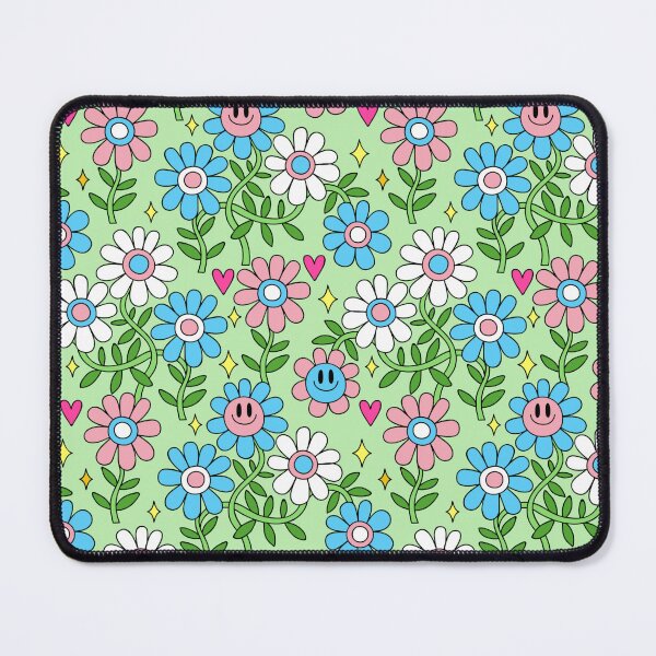 Item preview, Trans Pride Flower Pattern 3 designed and sold by everything4eva.
