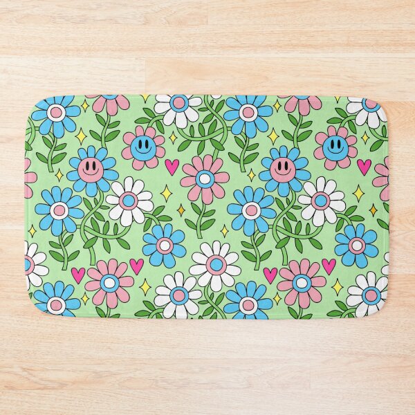 Item preview, Trans Pride Flower Pattern 3 designed and sold by everything4eva.