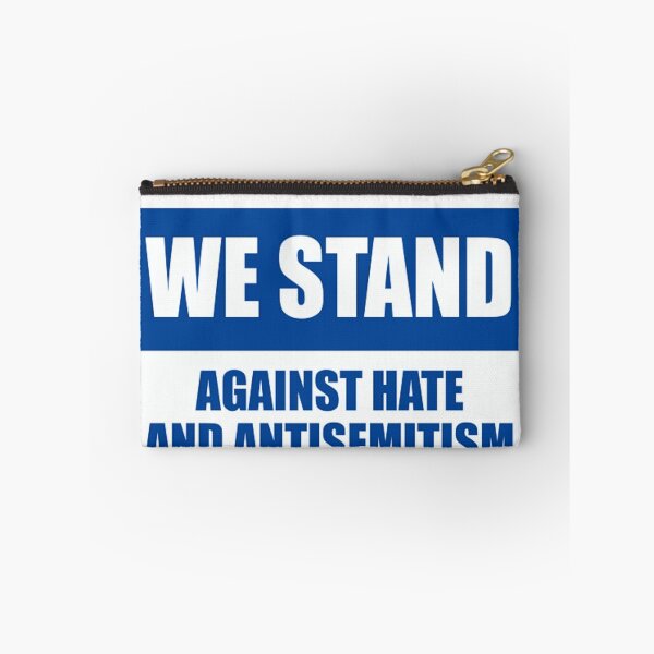 Item preview, We Resist Hate and Antisemitism - BLUE AND WHITE  designed and sold by jessicaleah15.