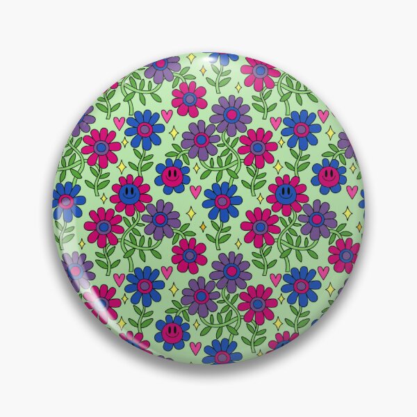 Item preview, Bi Pride Flower Pattern 2 designed and sold by everything4eva.