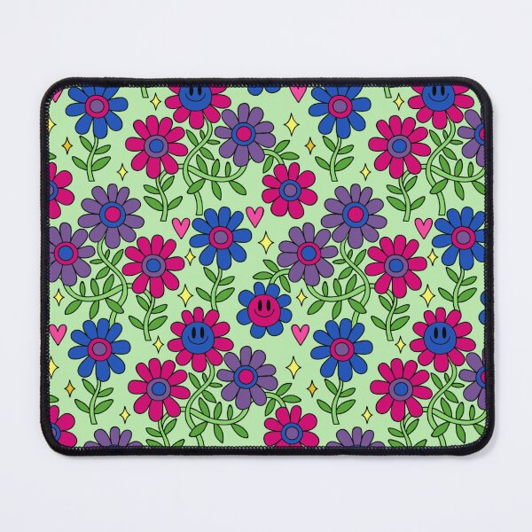 Item preview, Bi Pride Flower Pattern 2 designed and sold by everything4eva.