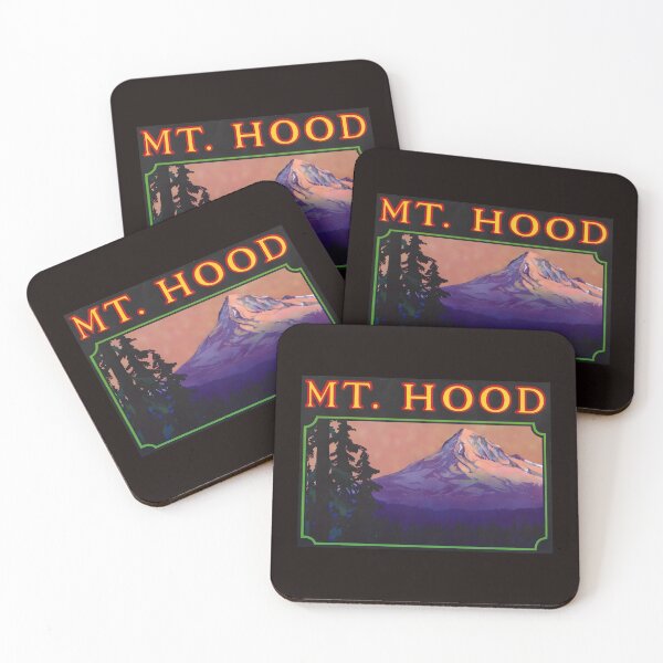 Item preview, Mount Hood Classic Vintage Oregon Snowscape designed and sold by Way Way Cool.