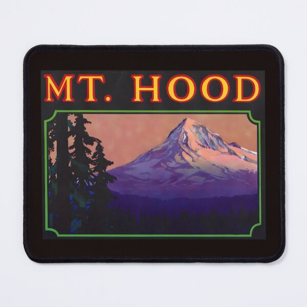Item preview, Mount Hood Classic Vintage Oregon Snowscape designed and sold by Way Way Cool.